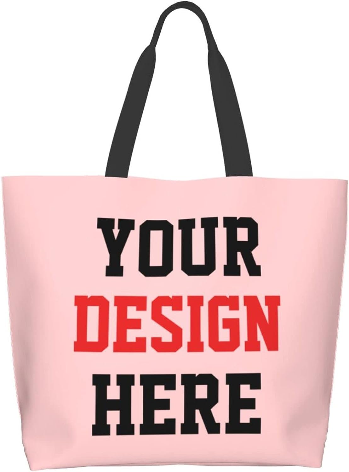 Custom Tote Bags Custom Bags With You Team Logo Text Picture Travel Business Shopping Women Teacher Personalized Shoulder Bag