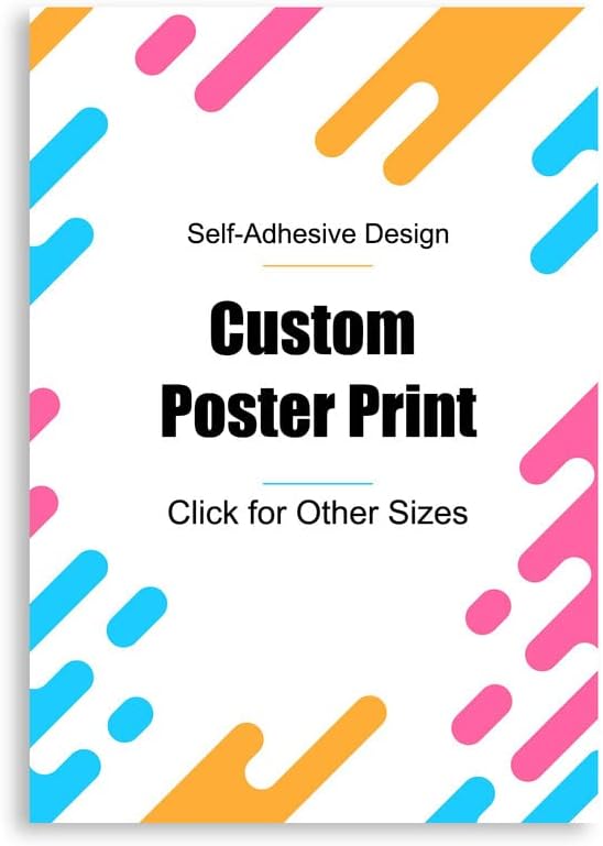 Custom High-Resolution Poster Prints,Upload Your Image Photo,Personalized Photo to Poster Printing,UV Printed,Self-Adhesive,Odorless,Durable and Waterproof, Home Decor Wall Art Prints(Unframed,8×10)