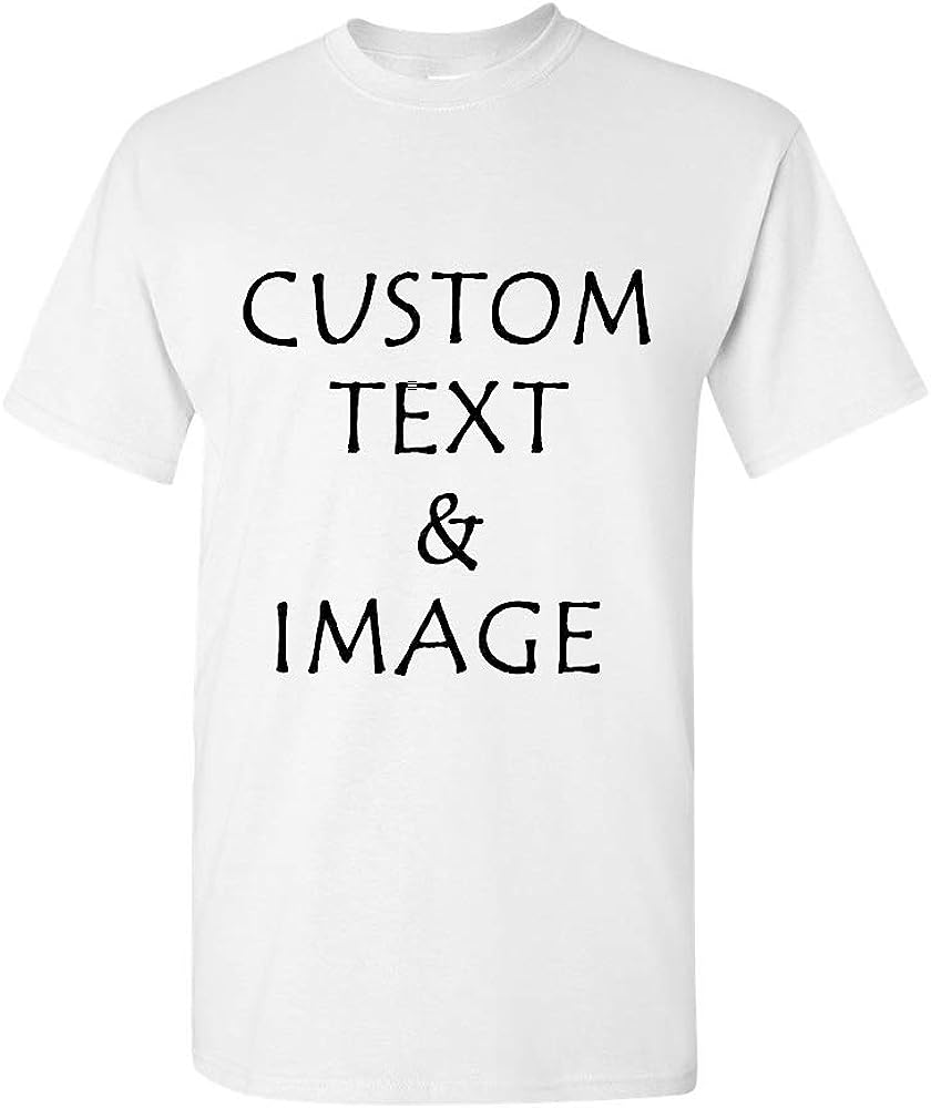 Just Customized Unisex T Shirt Personalize with Your Own Images and Text Many Sizes and Colors Available