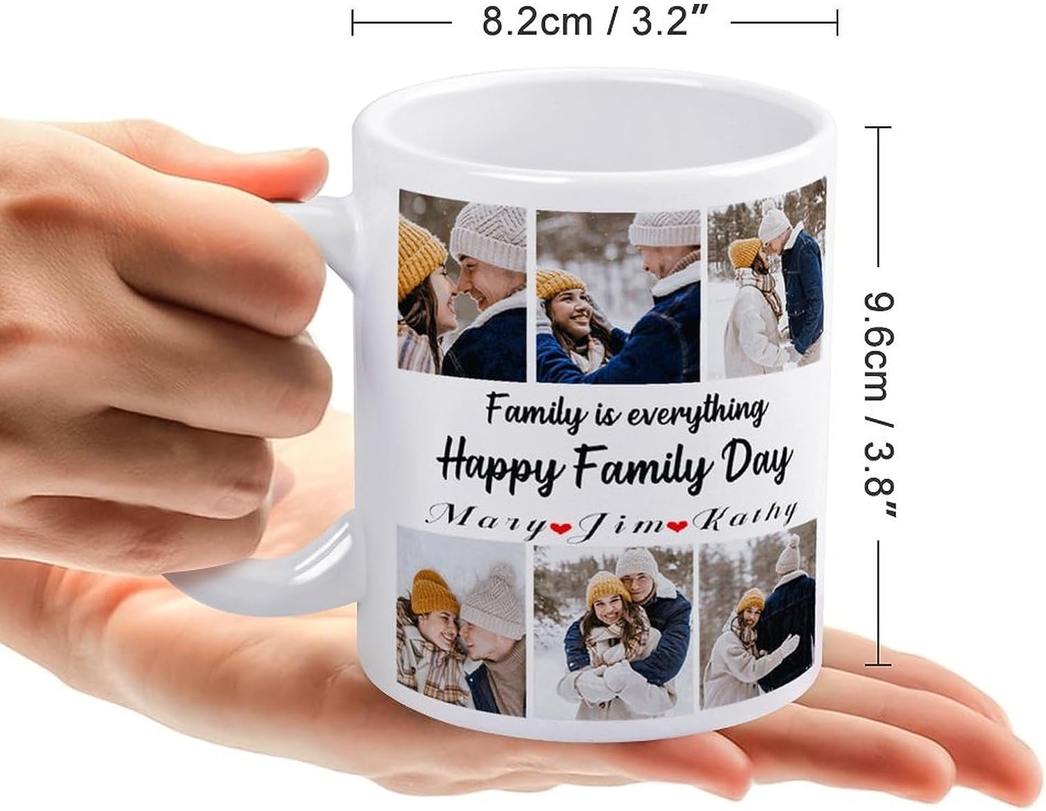 Personalized Coffee Mug with Photo Text,Made in USA,Photo Mugs Personalized Picture Custom Coffee Mugs Personalized Photos Mug Using My Own Photos Coffee Mug with Picture Customized 11OZ