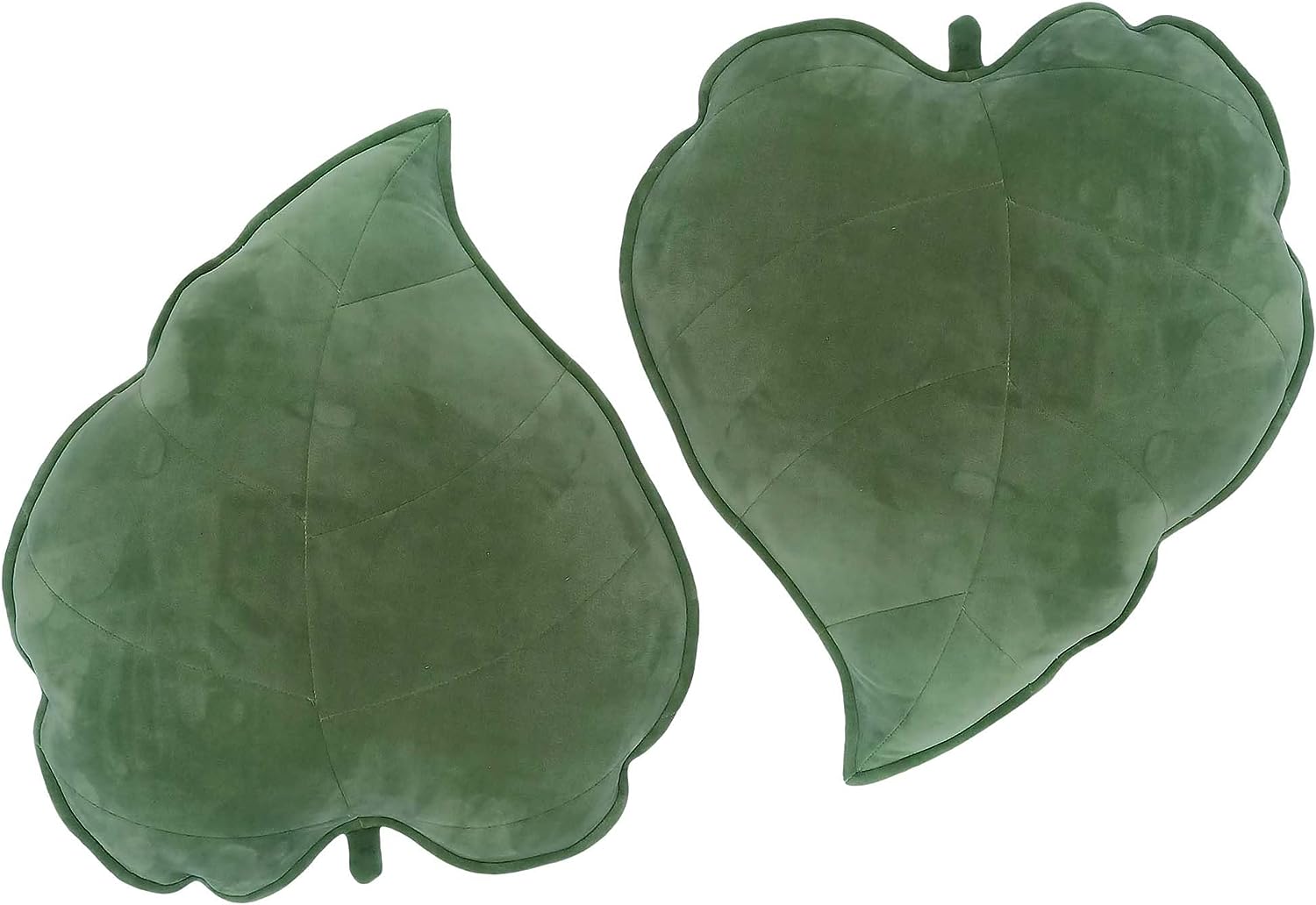 Cyprinus Carpio 3D Leaf Shape Household Pillow Cushion Sofa Lumbar Pillow Household Throw Pillow Decoration 20 * 20 Inch (Green2.0 SM-2Pack)