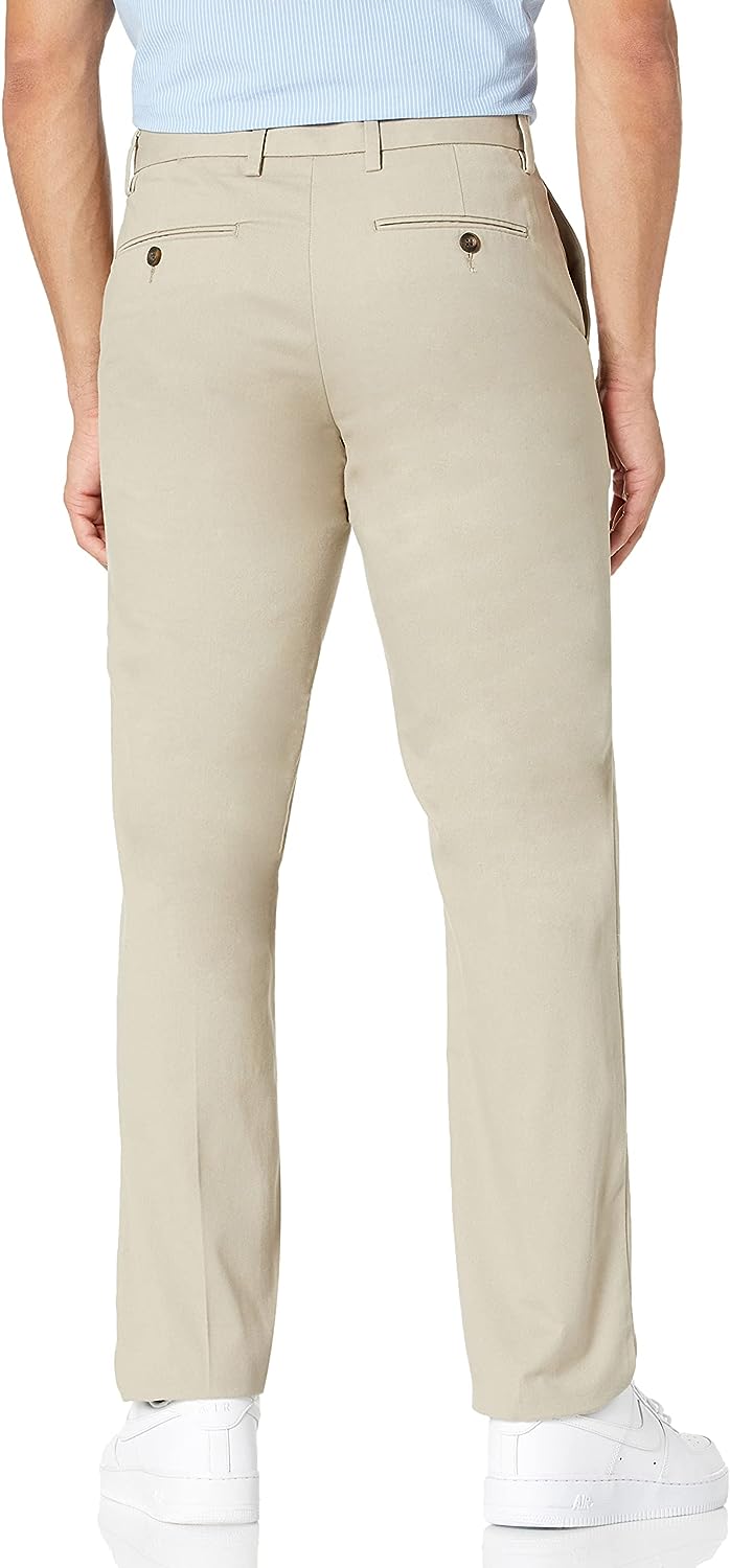 Amazon Essentials Men’s Slim-Fit Wrinkle-Resistant Flat-Front Chino Pant