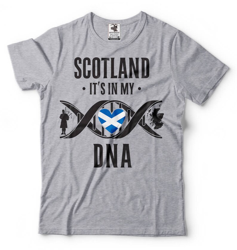 Scotland T-shirt Scottish heritage Tee Shirt Scotland Tee Shirt Birthday Gift Black T-shirt Unisex Full Size S-5XL