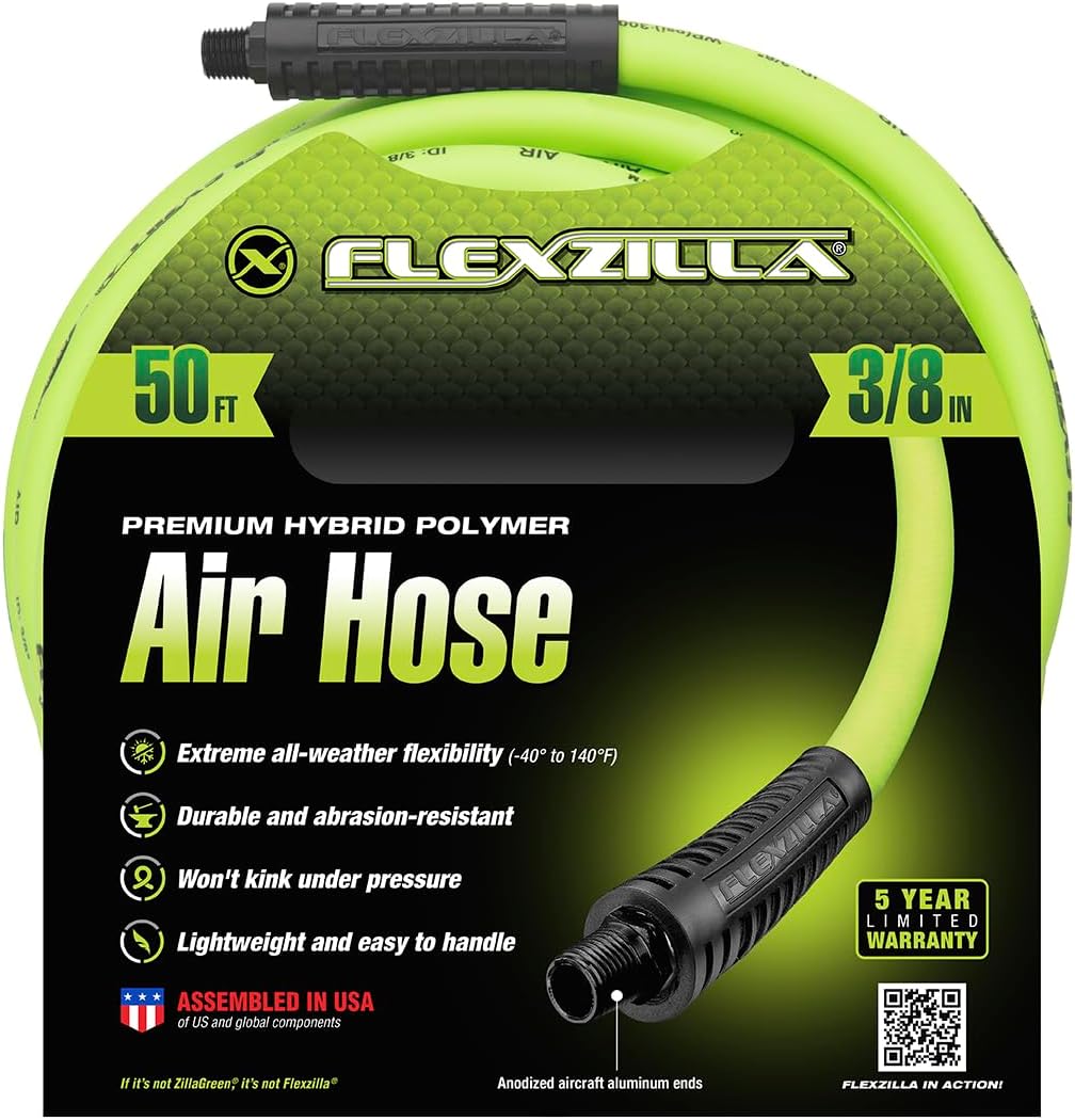 Flexzilla Garden Hose 5/8 in. x 75 ft, Heavy Duty, Lightweight, Drinking Water Safe, ZillaGreen-HFZG575YW-E