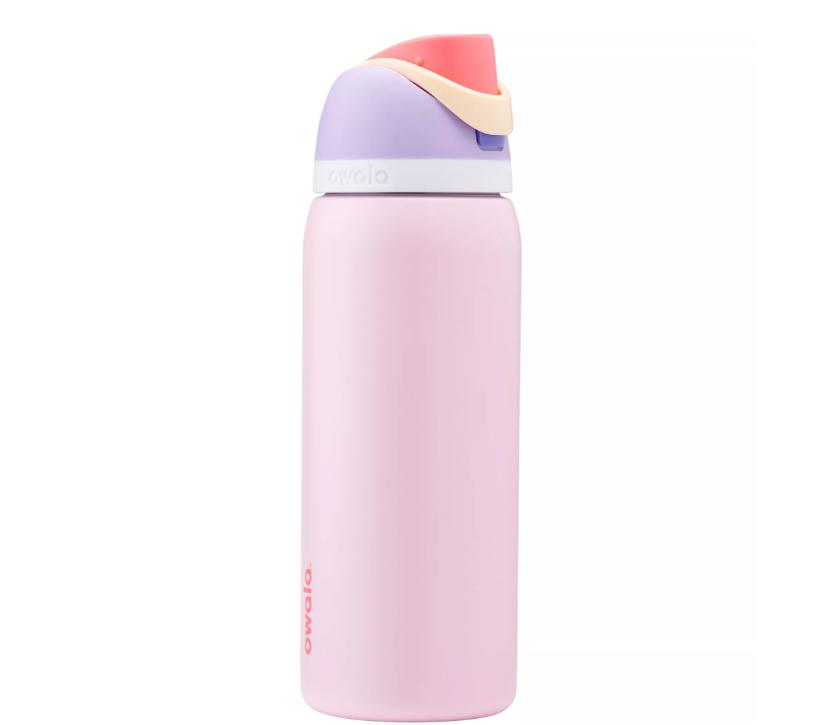 Owala 32 oz. FreeSip Stainless Steel Water Bottle Blossom Bunny