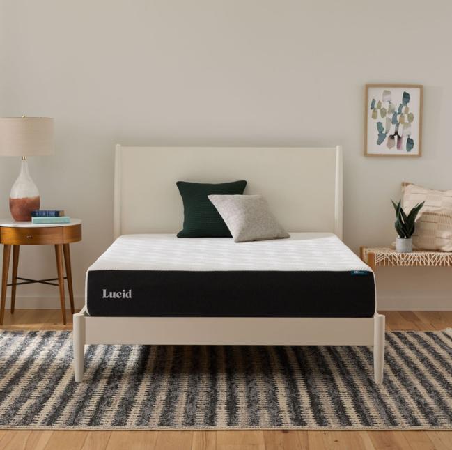 Twin Size Bed in a Box – 10 Inch Mattress with Medium Feel – Infused with Bamboo Charcoal and Gel – Temperature Regulating – Pressure Relief – Breathable