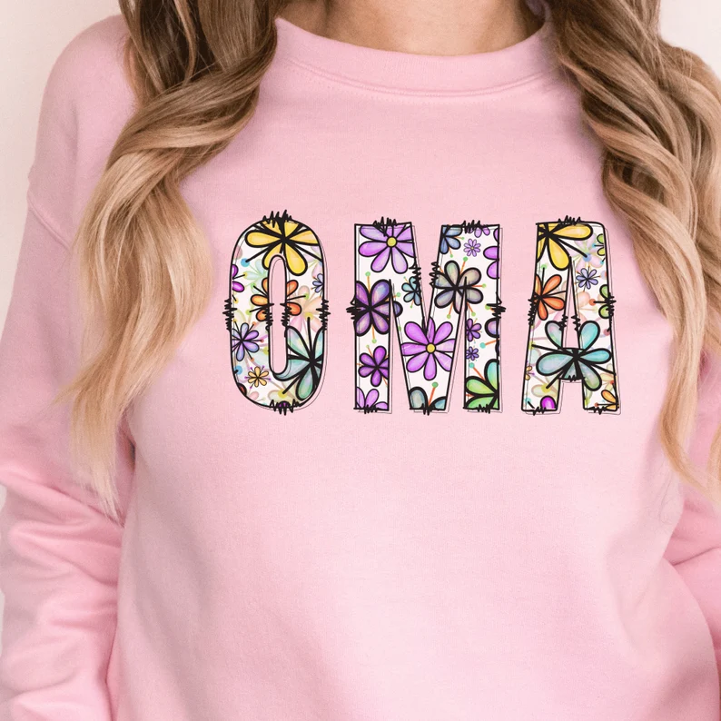 Gifts for Oma, Oma, Oma Gift, Oma Gifts, Oma Sweatshirt, Oma Shirt with Names, Oma Sweatshirts, Gift for Oma, Oma Mothers Day, Mothe